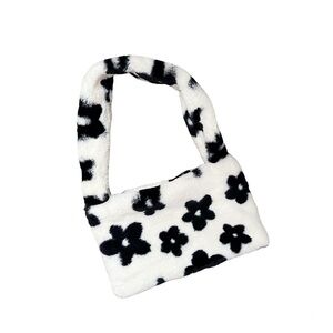 Lolita Jade Fuzzy Daisy Shoulder Bag